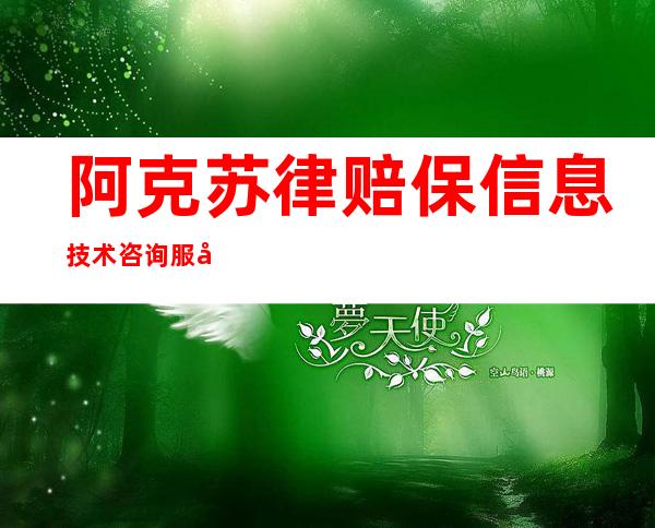 阿克苏律赔保信息技术咨询服务有限公司